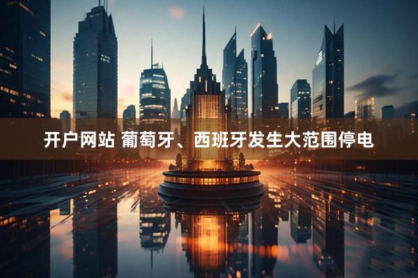 开户网站 葡萄牙、西班牙发生大范围停电